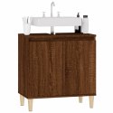 SZAFKA POD UMYWALKĘ BRĄZOWY DĄB 58X33X60CM