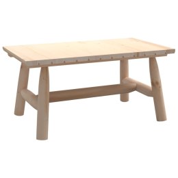 STOLIK KAWOWY 90X50X41CM DREWNO ŚWIERKOWE