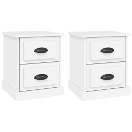 SZAFKI NOCNE 2 SZTUKI BIAŁE 39X39X47,5CM
