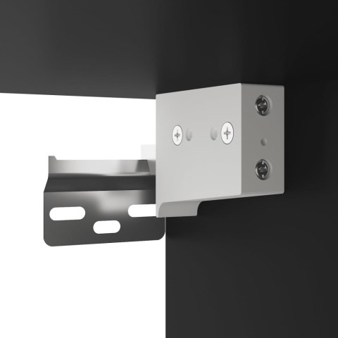 WISZĄCA SZAFKA NOCNA CZARNA 41,5X36X53CM