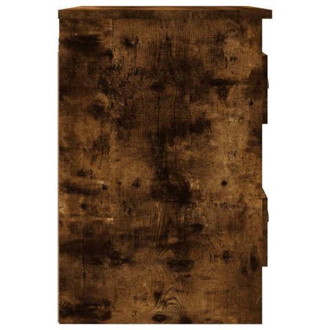 WISZĄCA SZAFKA NOCNA PRZYDYMIONY DĄB 41,5X36X53CM