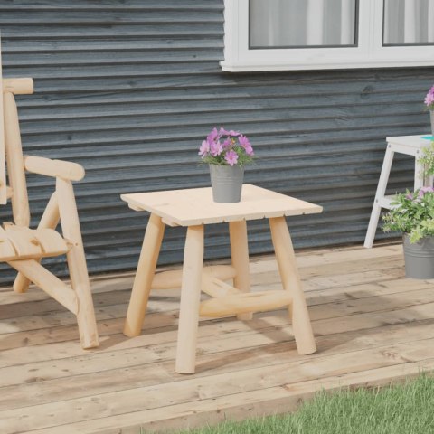 STOLIK POMOCNICZY 49X49X50CM DREWNO ŚWIERKOWE