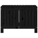 SKRZYNIA OGRODOWA CZARNA 76X42,5X54CM SOSNOWA