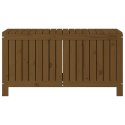 SKRZYNIA OGRODOWA MIODOWY BRĄZ 115X49X60CM DREWNO SOSNOWE