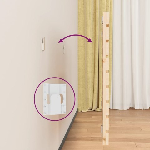 WEZGŁOWIE ŁÓŻKA 146X3X63CM DREWNO SOSNOWE