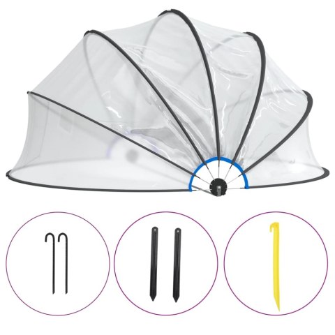 KOPUŁA NA BASEN OKRĄGŁA 406X203CM PVC