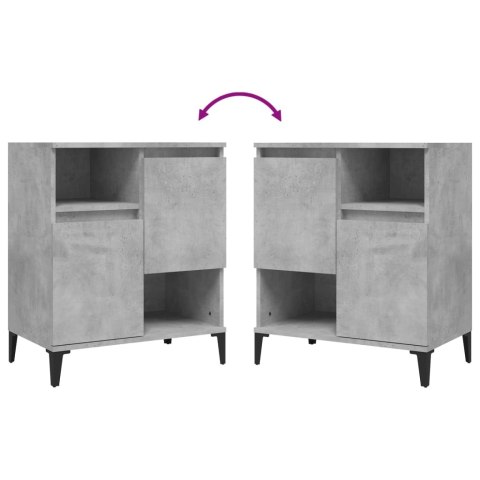 KOMODA SZAROŚĆ BETONU 60X35X70CM