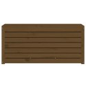 SKRZYNIA OGRODOWA BRĄZOWA 101X50,5X46,5CM DREWNO SOSNOWE