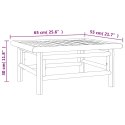 STOLIK OGRODOWY 65X55X30CM BAMBUSOWY
