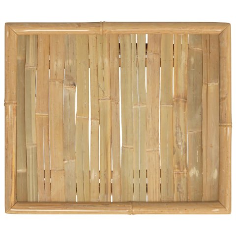 STOLIK OGRODOWY 65X55X30CM BAMBUSOWY