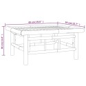 STOLIK OGRODOWY 65X55X30CM BAMBUSOWY