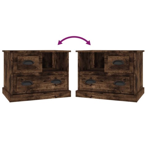 SZAFKA NOCNA PRZYDYMIONY DĄB 60X39X45CM