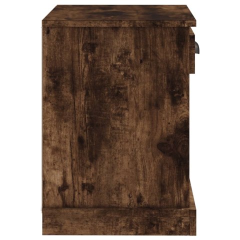 SZAFKI NOCNE 2 SZT PRZYDYMIONY DĄB 43X36X50CM