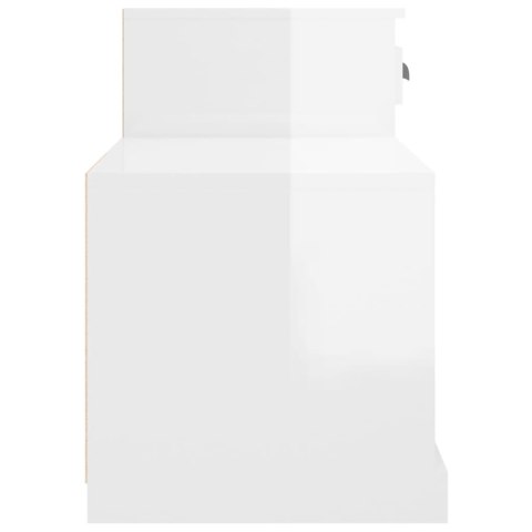 SZAFKA NA BUTY BIAŁA POŁYSK 100X42X60CM