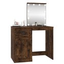 TOALETKA Z LED PRZYDYMIONY DĄB 90X50X132,5CM