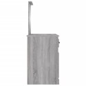 TOALETKA Z LUSTREM SZARY DĄB SONOMA 90X50X132,5CM