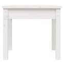 ŁAWKA OGRODOWA BIAŁA 50X44X45CM DREWNO SOSNOWE