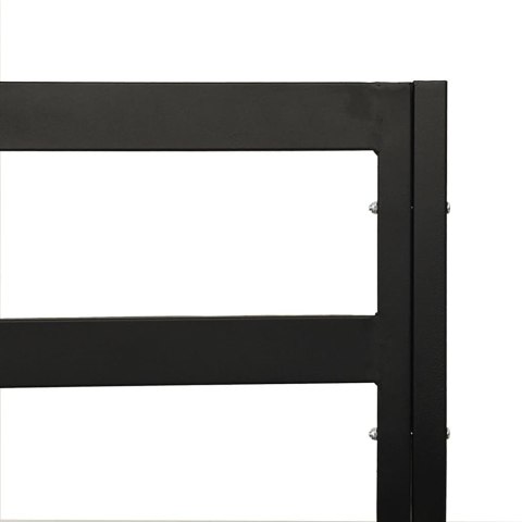 KRZESŁA OGRODOWE Z SZARYMI PODUSZKAMI 2 SZT 60X74X79CM STAL