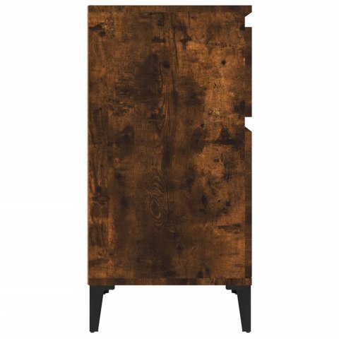 SZAFKI NOCNE 2 SZT PRZYDYMIONY DĄB 40X35X70CM