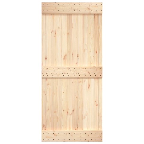 DRZWI PRZESUWNE 100X210CM DREWNO SOSNOWE