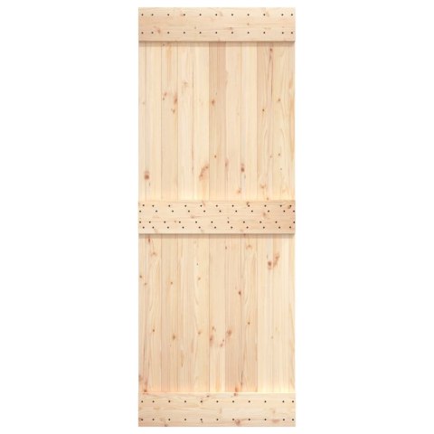 DRZWI PRZESUWNE 85X210CM DREWNO SOSNOWE