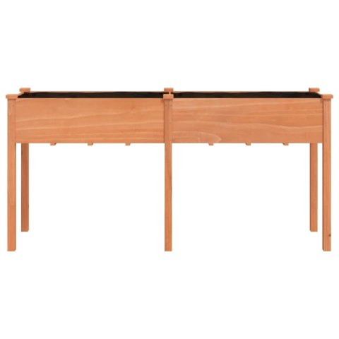 KWIETNIK Z WYŚCIÓŁKĄ BRĄZOWY 161X45X76CM DREWNO JODŁOWE