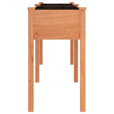 KWIETNIK Z WYŚCIÓŁKĄ BRĄZOWY 161X45X76CM DREWNO JODŁOWE