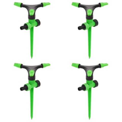 OBROTOWE ZRASZACZE OGRODOWE 4 SZT 16X13,5X25,5CM ABS&PP