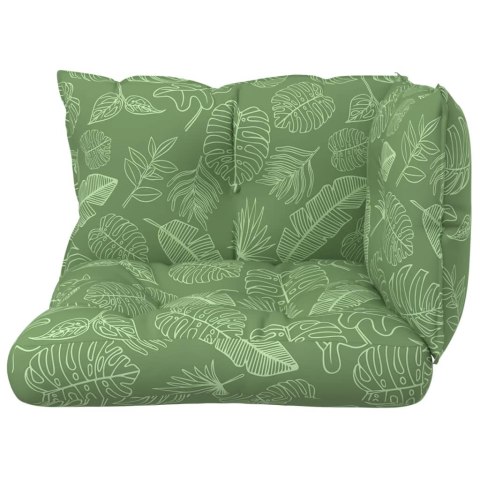 PODUSZKI NA PALETY 3 SZT LIŚCIE MONSTERY WODOODPORNE