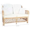 2-OSOBOWA SOFA RATTANOWA