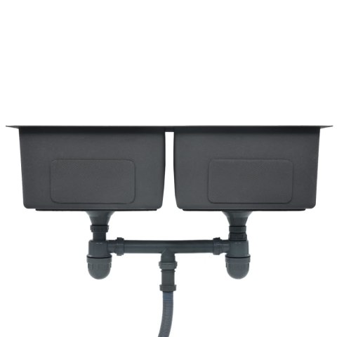 RĘCZNIE ROBIONY ZLEW KUCHENNY STAL NIERDZEWNA