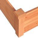 PODWYŻSZONA RABATA BRĄZOWA 120X120X56CM DREWNO JODŁOWE
