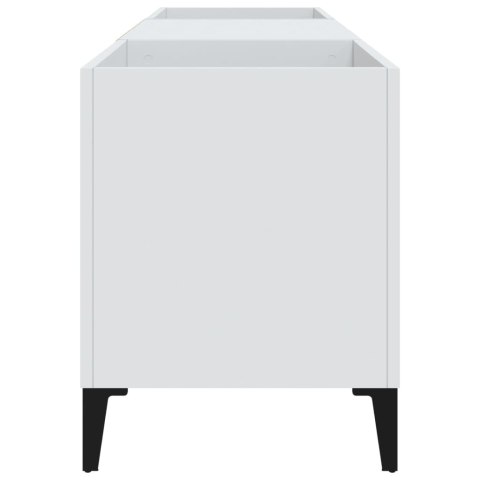 SZAFKA NA PŁYTY WINYLOWE BIAŁA 121X38X48CM