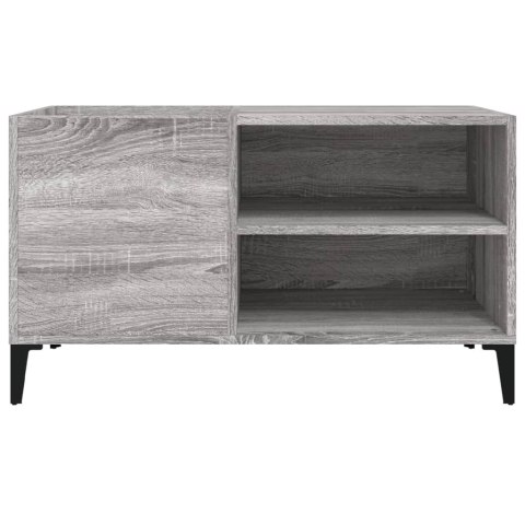 SZAFKA NA PŁYTY WINYLOWE SZARY DĄB SONOMA 84,5X38X48CM