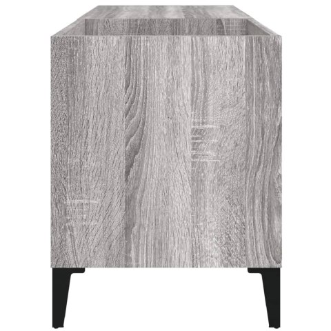 SZAFKA NA PŁYTY WINYLOWE SZARY DĄB SONOMA 84,5X38X48CM