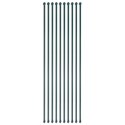 SŁUPKI OGRODZENIOWE 10 SZT 1,5 M METALOWE ZIELONE