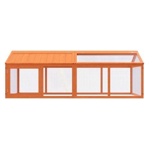 WYBIEG DLA MAŁYCH ZWIERZĄT 200X112,5X74CM DREWNO SOSNOWE