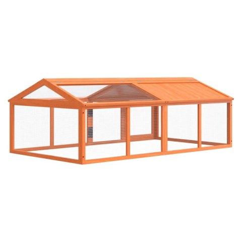 WYBIEG DLA MAŁYCH ZWIERZĄT 200X112,5X74CM DREWNO SOSNOWE