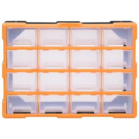 ORGANIZER Z 16 ŚREDNIMI SZUFLADKAMI 52X16X37CM