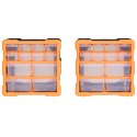 ORGANIZERY Z 12 SZUFLADKAMI 2 SZT 26,5X16X26CM