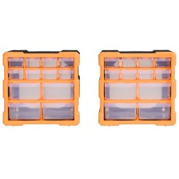 ORGANIZERY Z 12 SZUFLADKAMI 2 SZT 26,5X16X26CM