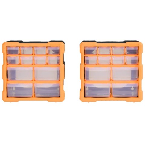 ORGANIZERY Z 12 SZUFLADKAMI 2 SZT 26,5X16X26CM