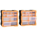 ORGANIZERY Z 12 SZUFLADKAMI 2 SZT 26,5X16X26CM