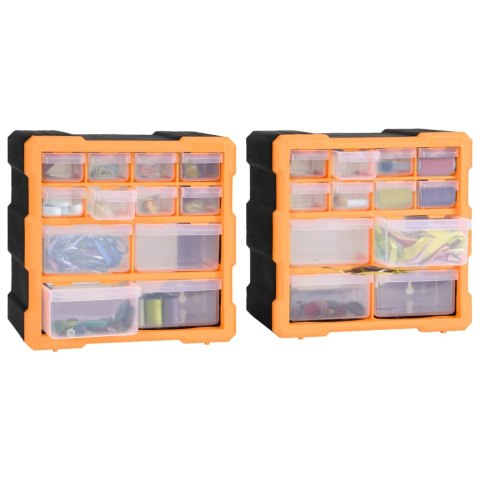 ORGANIZERY Z 12 SZUFLADKAMI 2 SZT 26,5X16X26CM