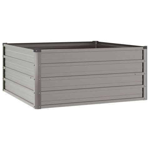 PODWYŻSZONA DONICA RDZAWA 100X100X45CM STAL KORTENOWSKA