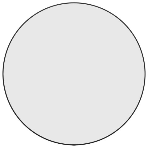 LUSTRO ŚCIENNE CZARNE Ø 60CM OKRĄGŁE