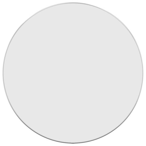 LUSTRO ŚCIENNE SREBRNE Ø 60CM OKRĄGŁE