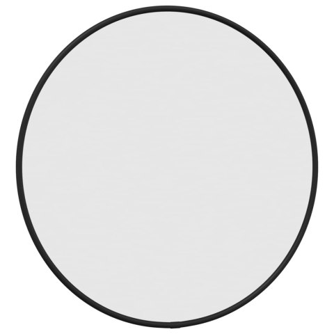 LUSTRO ŚCIENNE CZARNE Ø 40CM OKRĄGŁE