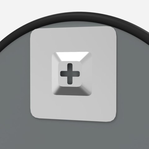 LUSTRO ŚCIENNE CZARNE Ø 40CM OKRĄGŁE