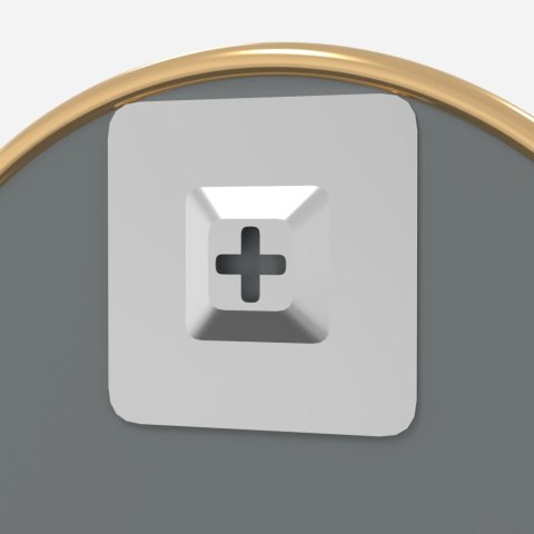 LUSTRO ŚCIENNE ZŁOTE Ø 50CM OKRĄGŁE